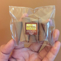 Sandalwood Incense Cone Standard 100% (Harvest) -15g.