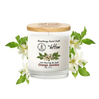 Апельсиновый Жасмин - Свеча из соевого воска с натуральной ароматерапией (H-hom) - 250гр.
