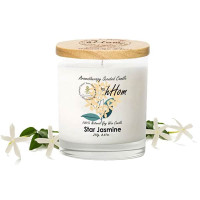 Звезда Жасмин - Свеча из соевого воска с натуральной ароматерапией (H-hom) - 250гр.