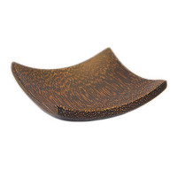 Мыльница из каучукового дерева с подставкой 105мм