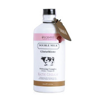 Double Milk Triple White Bath Cream (SCENTIO) - 350ml.