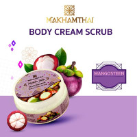 Крем-скраб для кожи Мангостин красивая прозрачная формула без прыщей  (Makhamthai) 100гр.