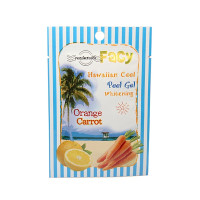 Gel peeling roll for the face with an extract of carrots and oranges (Facy) - 15g.