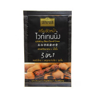 Whitening cream scrub with tamarind 3 in 1 (Supaporn) - 12g.