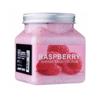 Солевой скраб с грецким орехом и с малиновым щербетом (SCENTIO) - 350мл.