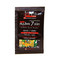 Natural scrub mask for the face of 7 herbs (Isika) - 10 g.