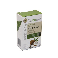 Органическое кокосовое мыло против Акне (I Nature) - 120гр.