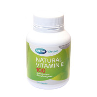 Натуральный витамин Е 100мг (MEGA) - 100 капсул.