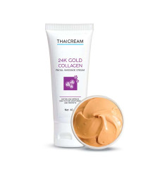  24k Gold Collagen Facial Massage Cream (Thaicream) - 40 ml.