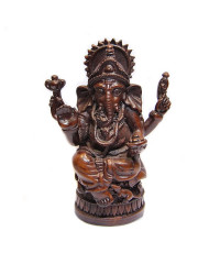 Figurine Ganesha, the elephant god of luck and wisdom - 12cm.