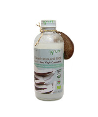 Натуральное кокосовое масло первого отжима (Agrilife) - 225мл.