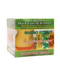 Body cream for stretch marks and wrinkles with an extract of Ginkgo (K.BROTHERS) - 100g.