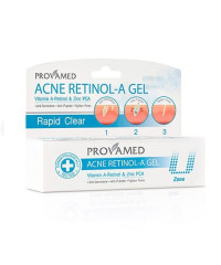 Facial Gel against acne with Vitamin A (Provamed) - 10g.