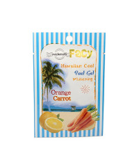 Gel peeling roll for the face with an extract of carrots and oranges (Facy) - 15g.