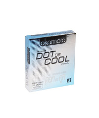Condoms Japanese super strong Dot De Cool (Okamoto) - 2pcs.