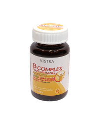 Комплекс витаминов В и Женьшень (Vistra) - 30 таблеток.