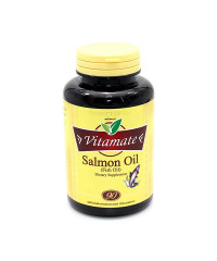 Salmon Oil 1000mg (Vitamate) - 90 Softgels.