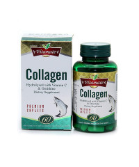 Морской Коллаген с витамином С и Орнитином (Vitamate) - 60 капсул.