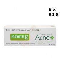 Hydrogel Acne + Maximum Strength 2% Cross-Polymer Salicylic Acid (SMOOTH-E) - 10g. x 5 pcs.