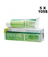 Cream SMOOTH-E for face 100% natural ingredients -100g. x 5 pcs.