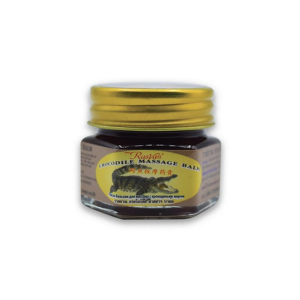 Black Herbal Crocodiles Thai Massage Cream (8Crocodiles ) - 15gx5pcs.