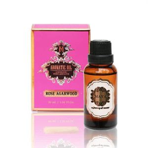 Rose & Agarwood Aroma Oil (Maya) - 30ml.