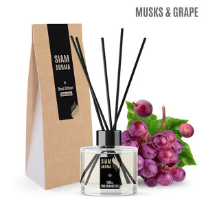 Мускус и Виноград - Ароматерапевтический диффузор (Siam Aroma) - 100 мл.