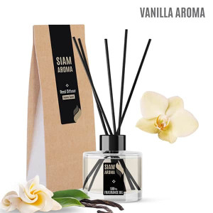 Vanilla Aromatherapy Reed Diffuser (Siam Aroma) -  100 ml.