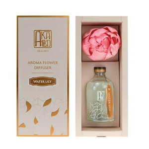 Water Lily Clear Aroma Diffuser (Akaliko) - 100 ml.
