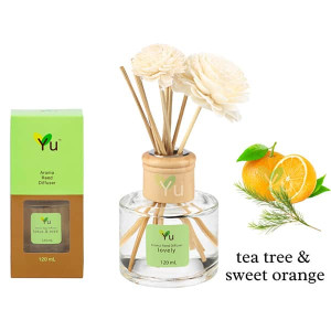 Чайное дерево и сладкий апельсин - Ароматерапевтический диффузор (Ya) - 120 мл.