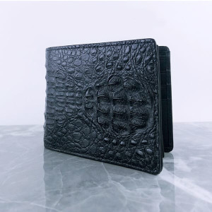 Мужской кошелек 100% натуральная кожа крокодила (TAN SIN) - 1шт.