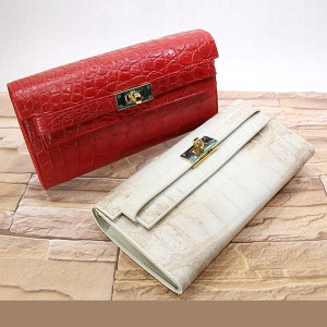 Клатч женский из 100% натуральной кожи крокодила AL078 (Findig) - 1шт.