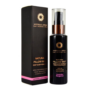Lavender & Bergamot - Natural Pillow Mist Sleep Spray (Mistique Arom) -60ml.