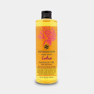 Lotus Massage Oil (Bath & Bloom) - 260 ml.