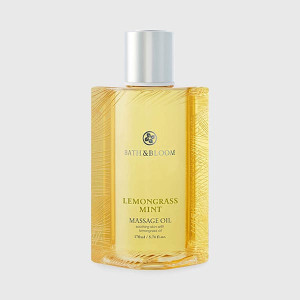 Массажное масло с лемонграссом и мятой (Bath & Bloom) - 170 мл.