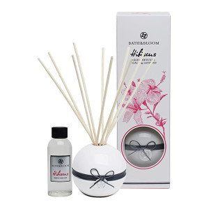 Hibiscus Aroma Diffuser Reed Set (Bath&Bloom) -100 ml.