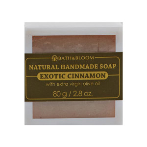 Натуральное мыло с ароматом корицы (Bath&Bloom) - 80гр.