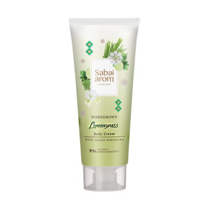 Homegrown Lemongrass Body Cream (Sabai Arom) 200 g. Homegrown Lemongrass Body Cream (Sabai Arom) 200 g.