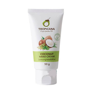 Кокосовый крем для рук Лемонграсс и Мята (Tropicana) - 50гр.
