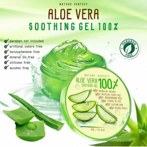 Aloe Vera Soothing Gel 100% (Nature Perfect) -50 ml.