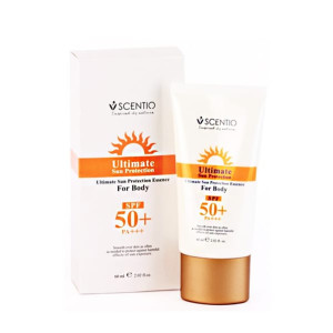 Ultimate Sun Protection Essence For Body SPF 50+ PA (Scentio) - 60ml. Ultimate Sun Protection Essence For Body SPF 50+ PA (Scentio) - 60ml.