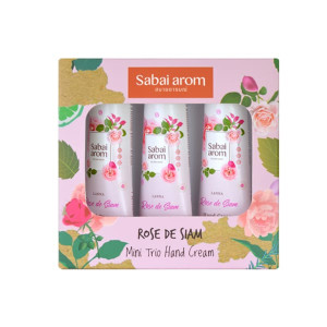 Крем для рук трио мини сет Rose de Siam (Sabai Arom) 30 гр. x 3 шт.