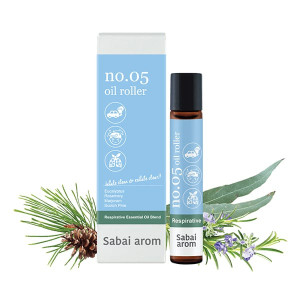 Люксовый арома ролик для шеи NO.05 Spot Roller (Sabai Arom) -8 мл.