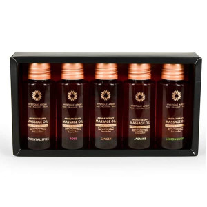 Подарочный набор ароматерапевтических массажных масел (Mistique Arom) - 5 х 30 мл.