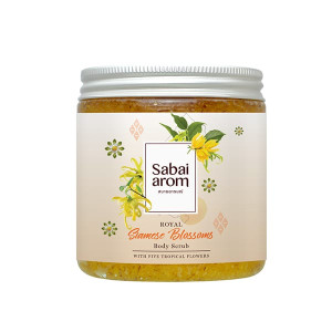 Siamese Blossoms Body Scrub (Sabai Arom) - 300g. Siamese Blossoms Body Scrub (Sabai Arom) - 300g.