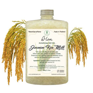 Ароматерапевтическая солевая ванночка с ароматом Жасмин рисовое молоко (H-Hom) - 600гр.