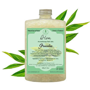 Ароматерапевтическая солевая ванночка с ароматом Зеленый чай (H-Hom) - 600гр.