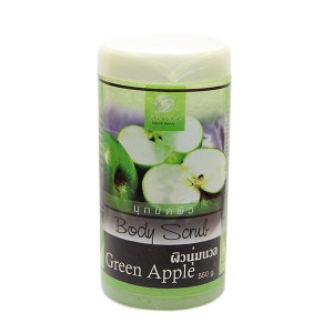 Скраб для тела Зеленое Яблоко с Морской солью (Pornthap) - 550гр.