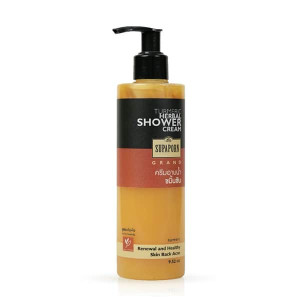 Shower Cream Turmeric herbs (SUPAPORN) 270 ml.