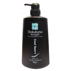 Крем и гель мужской для душа Cool Sport (Shokubutsu) - 400мл.